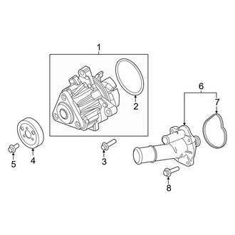 Ford OE - Cooling - Water Pump (2.3L)