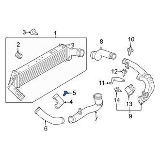 Ford OE - Bumper Cover Support Rail Screw