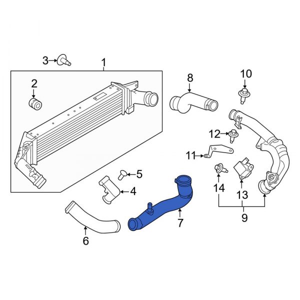 Turbocharger Inlet Hose