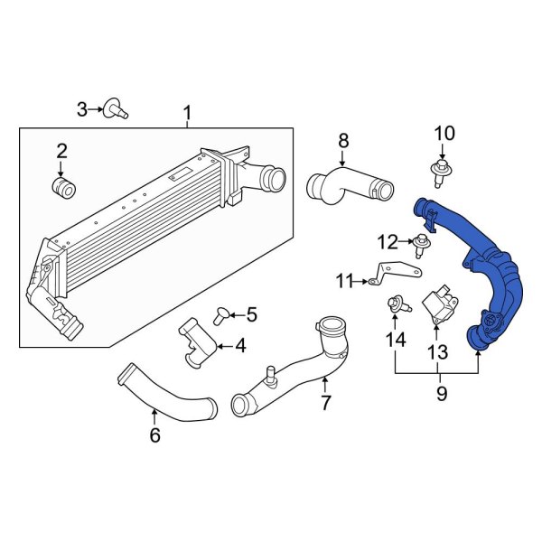 Turbocharger Outlet Tube