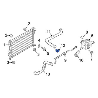 Ford OE - Radiator Coolant Hose Hold Down
