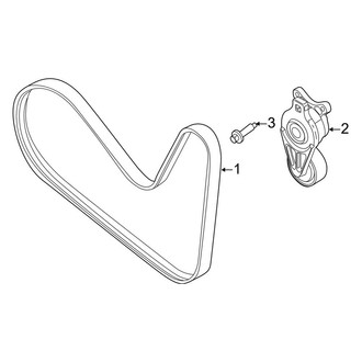 Ford OE - Cooling - Belts & Pulleys (Base / Limited / XLT 3.5L)