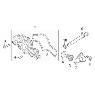 Ford OE - Cooling - Water Pump