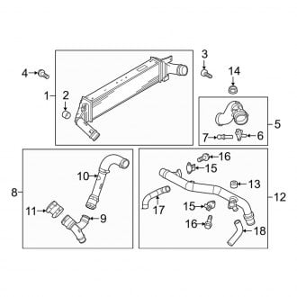 2017 Ford Explorer Intercooler Hoses & Pipes | Clamps, Kits — CARiD.com