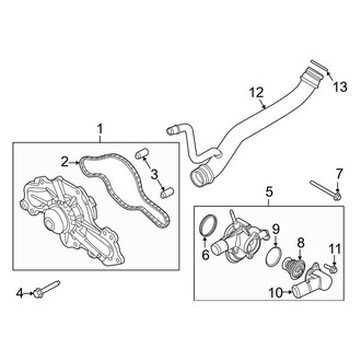 Ford OE - Cooling - Water Pump (3.7L)