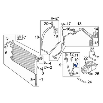 Ford OE - A/C Refrigerant Line O-Ring