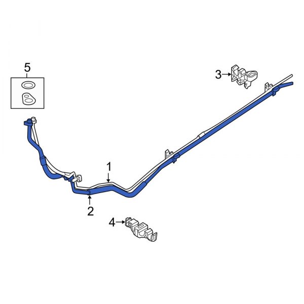 A/C Refrigerant Suction Hose