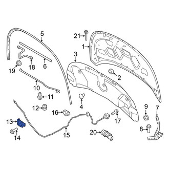 Ford OE - Front Hood Latch