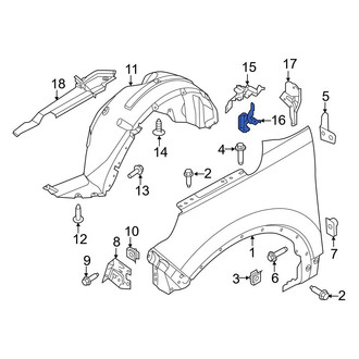 Ford OE - Rear Fender Bracket