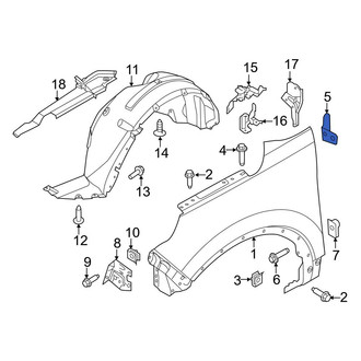 Ford OE - Rear Fender Bracket