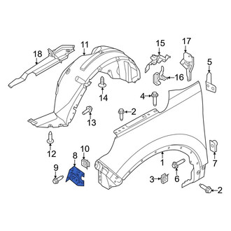 Ford OE - Front Left Fender Bracket