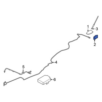 Ford OE - Radio Antenna Cover