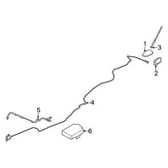 Ford OE - Electrical - Antenna