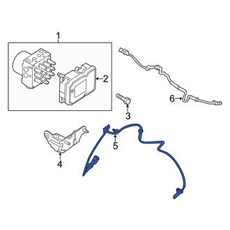 Ford OE - Front ABS Wheel Speed Sensor