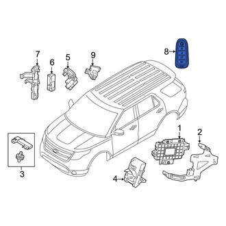 Ford OE - Keyless Entry Transmitter