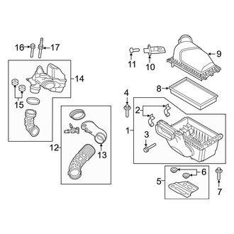 Ford OE - Engine / Transaxle - Air Intake (2.3L)