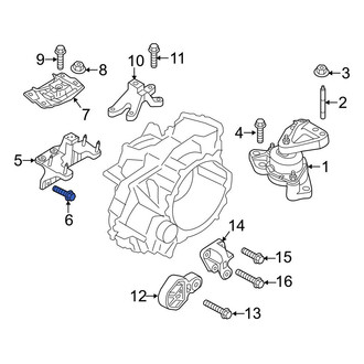 Ford OE - Upper Automatic Transmission Mount Bolt