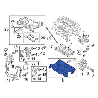 Ford OE - Engine Oil Pan