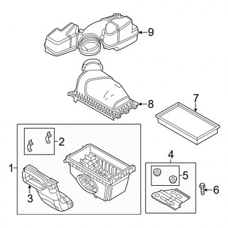 2017 Ford Explorer Air Intake - Performance & Replacement | CARiD.com