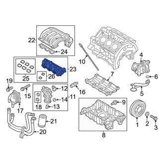 Ford OE - Lower Engine Intake Manifold