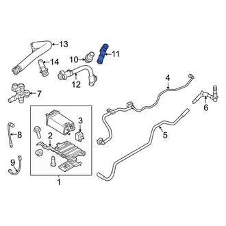 Ford OE - PCV Valve Elbow