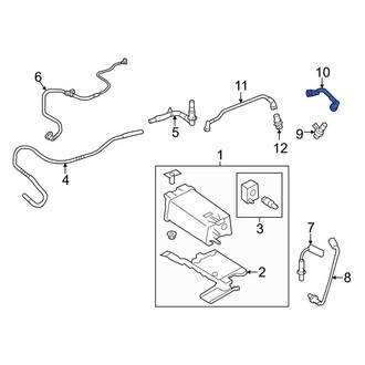 Ford OE - PCV Valve Hose