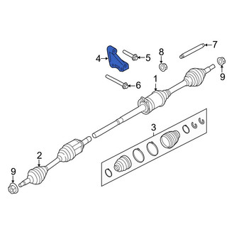 Ford OE - CV Intermediate Shaft Bracket
