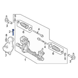 Ford OE - Rack and Pinion Bolt
