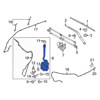 Ford OE - Washer Fluid Reservoir
