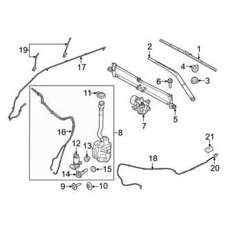 Ford OE - Windshield - Wiper & Washer Components