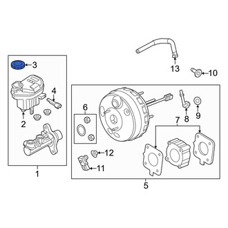 Ford OE - Brake Master Cylinder Reservoir Cap