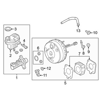 Ford OE - Cowl - Components on Dash Panel