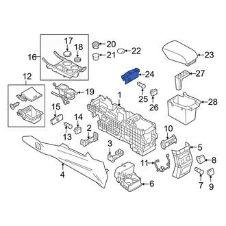 Ford OE - Rear Console Panel