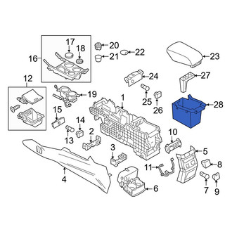 Ford OE - Front Console Compartment