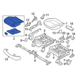 Ford OE - Front Left Seat Cushion Foam