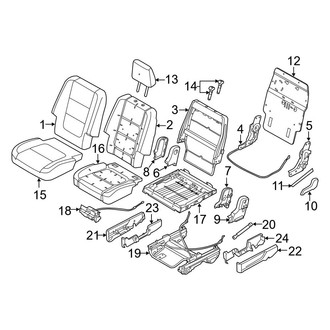 Ford OE - Seats & Tracks - Second Row Seats (Bucket)