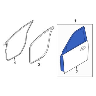 Ford OE - Front Left Door Shell