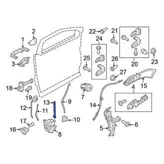 Ford OE - Front Door Lock Knob