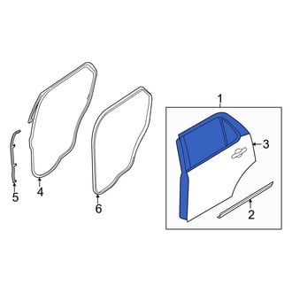 Ford OE - Rear Left Door Shell