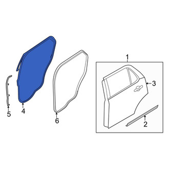 Ford OE - Rear Right Outer Door Seal