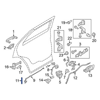 Ford OE - Rear Door Lock Knob