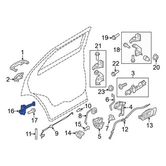 Ford OE - Rear Door Check