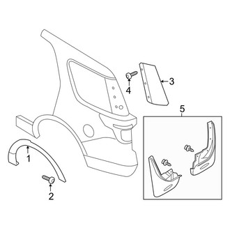 Ford OE - Quarter Panel - Exterior Trim