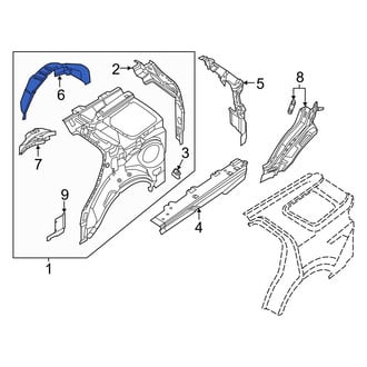 Ford OE - Rear Right Inner Wheel Housing Side Panel