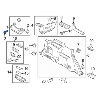 Genuine Ford Strut/Shock Bolt - OEM Part W710775-S439 For 2003-2010 Explorer, Sport Trac, Mountaineer