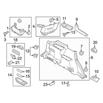 Ford OE - Quarter Panel - Interior Trim (Driver Side)