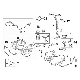 Ford OE - Fuel System Components (3.7L)