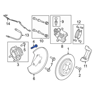 Ford OE - Axle Hub Mounting Bolt