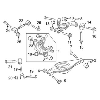 Ford OE - Rear Suspension - Suspension Components (AWD)