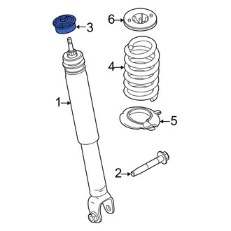 Ford OE - Rear Upper Suspension Shock Absorber Mount Insulator